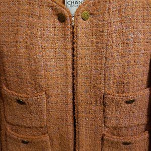 Chanel boucle wool tweed jacket